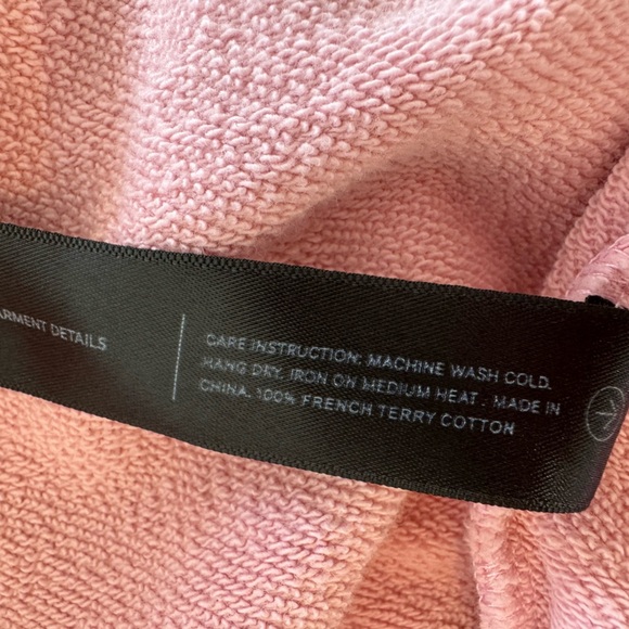 Strangers*Only SUP CLUB CREWNECK Pink 100% French Terry Cotton Sz L - Picture 12 of 13